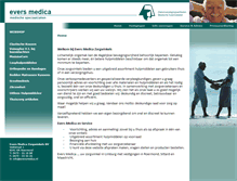 Tablet Screenshot of eversmedica.nl